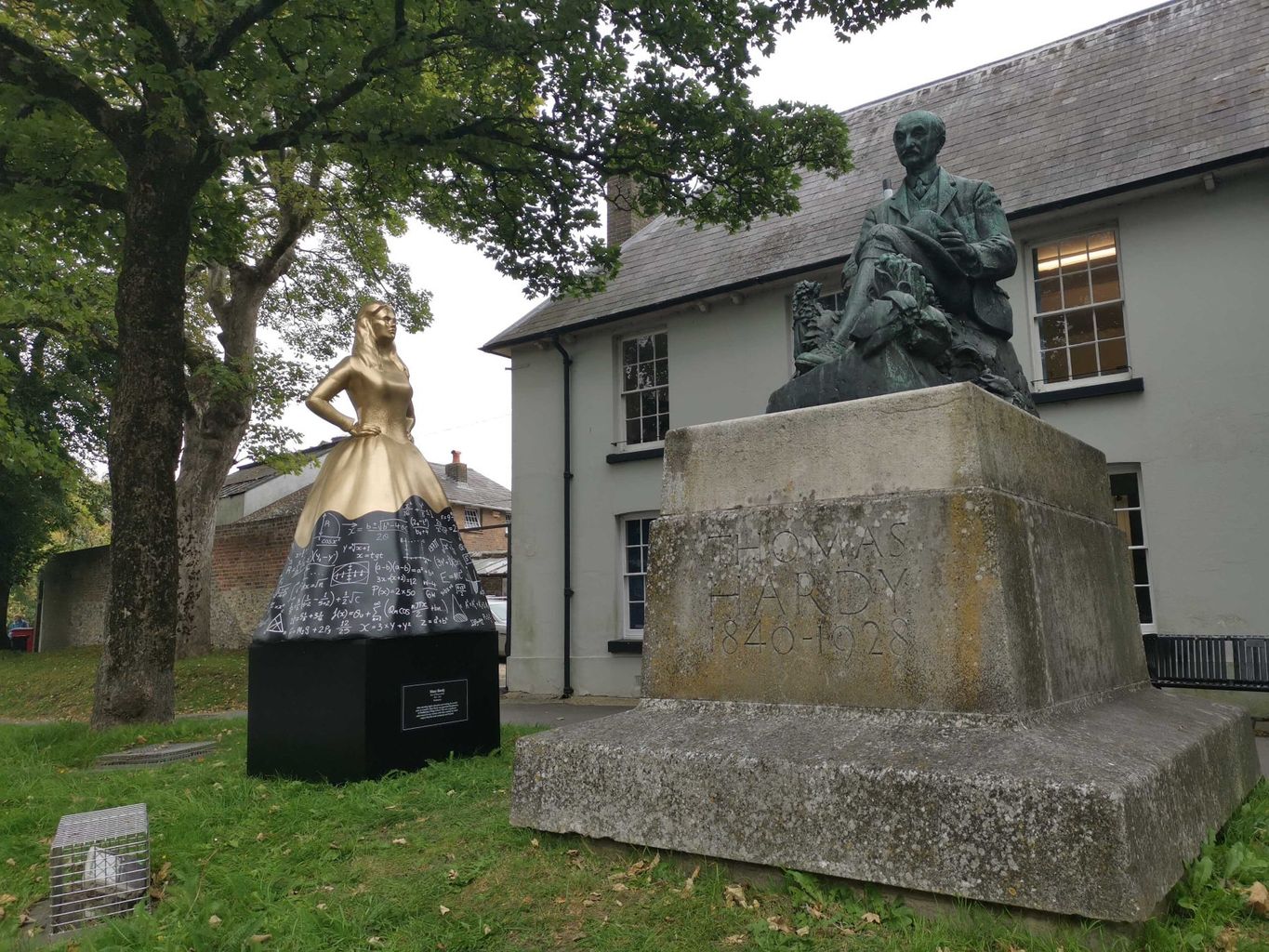 Netflix put up statue of Mary Hardy in Dorchester.